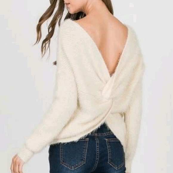 Hippie Rose Sweaters - Fuzzy Twist Sweater